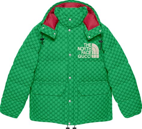 green gucci north face jacket|Gucci north face collection.